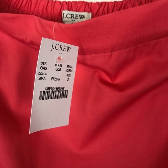 NWT J.Crew Tiered Ruffle Skirt in Papaya Size 2 - Picture 6 of 8